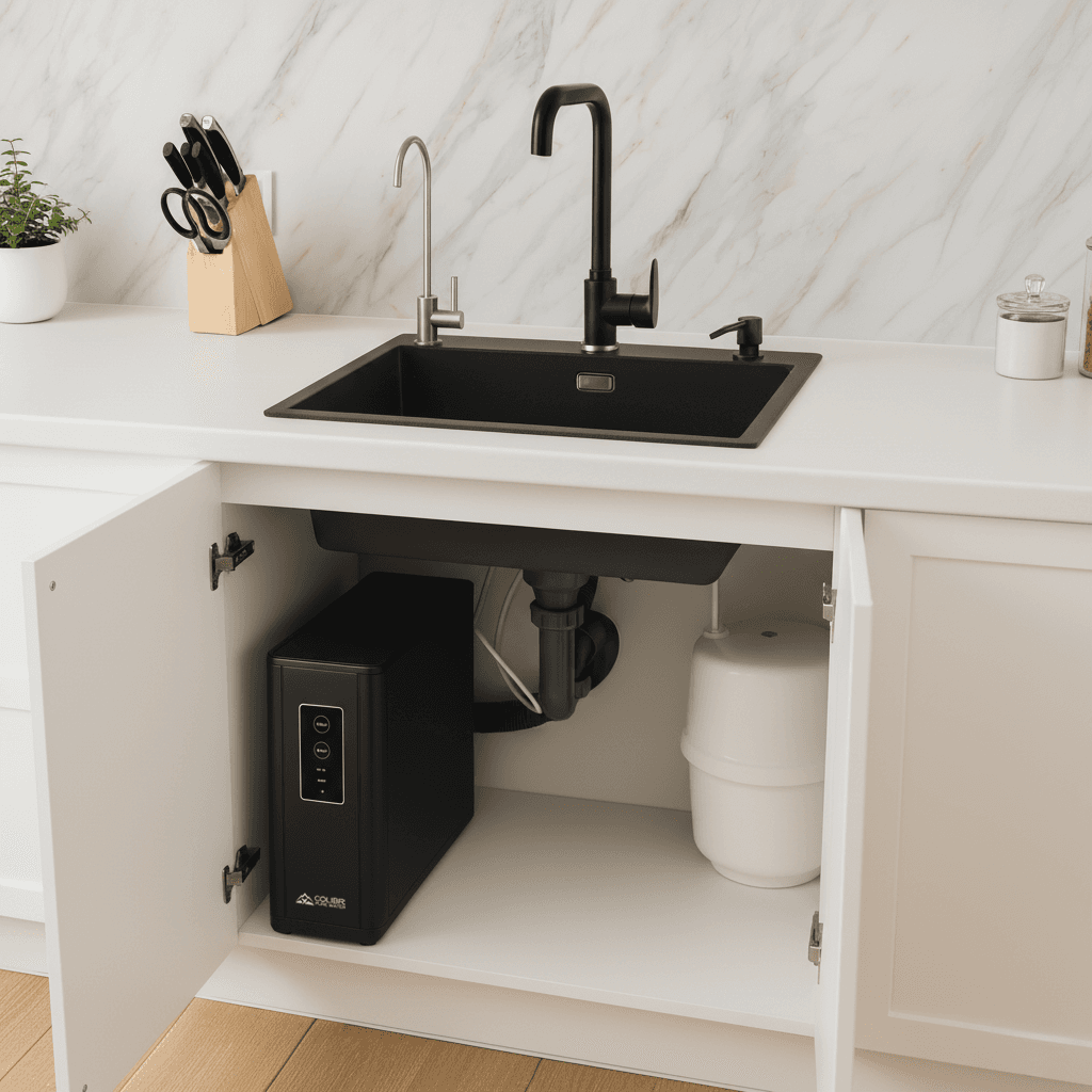 Colibri Box V1 - Installation sur évier