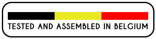 Tested and assembled in Belgium